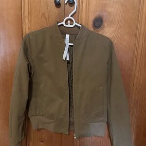 lululemon athletica Olive Bomber Jacket